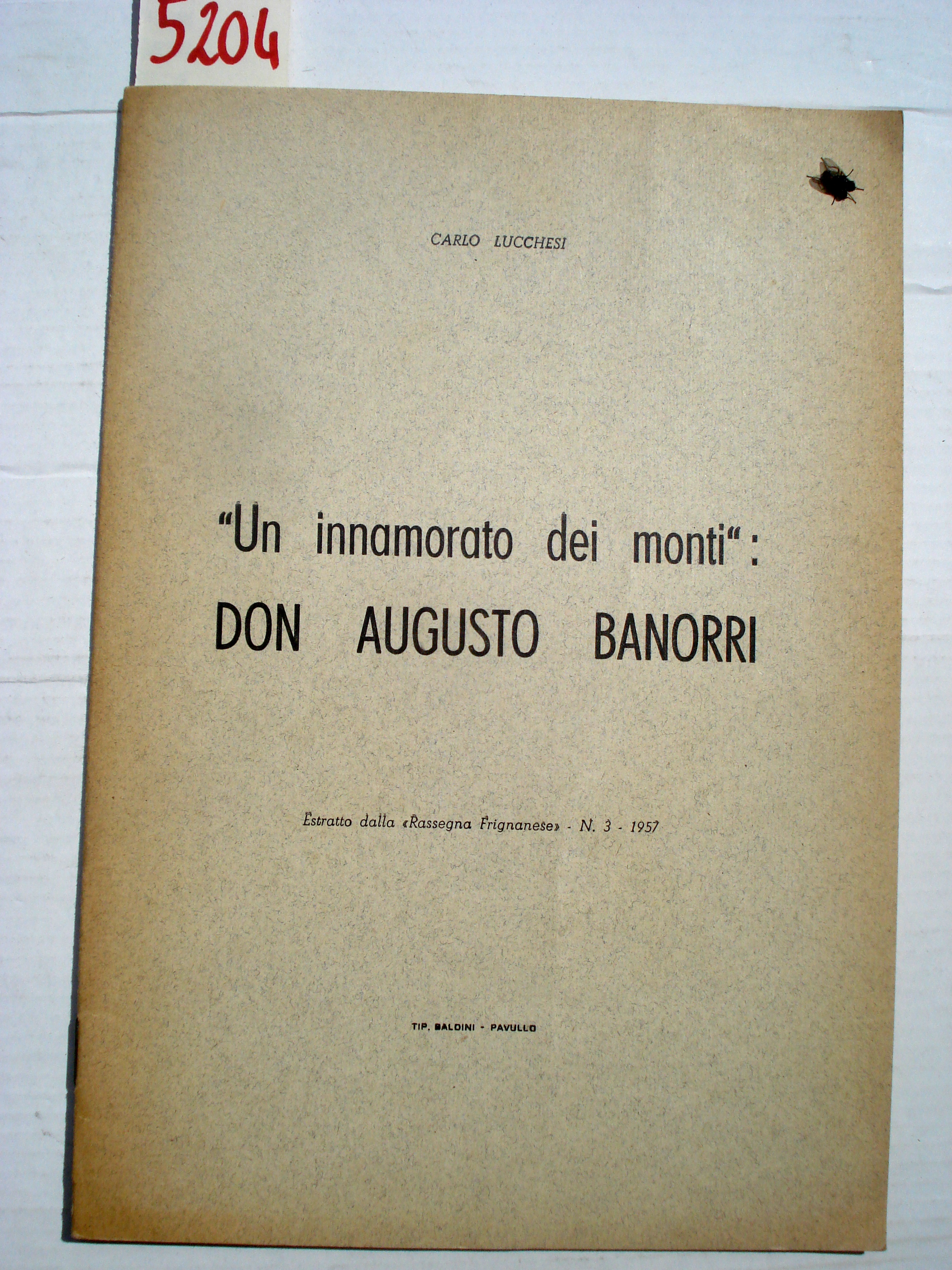 UN INNAMORATO DEI MONTI: DON AUGUSTO BANORRI.