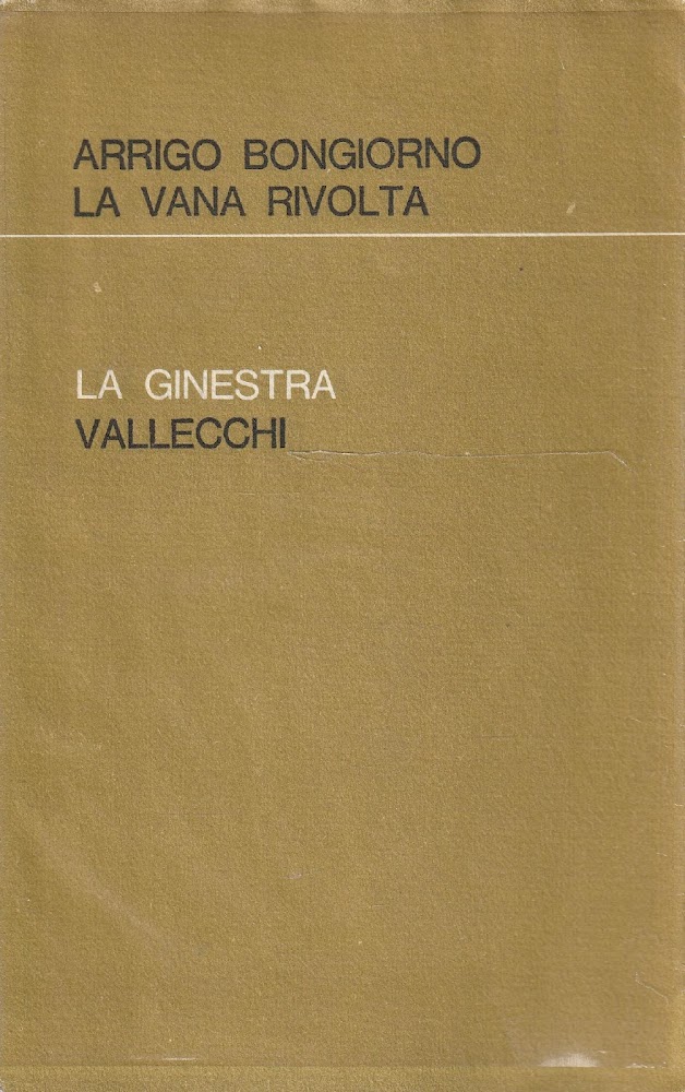 1^ edizione ! La vana rivolta