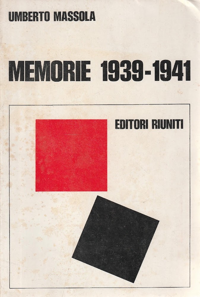 1^ Edizione ! Memorie 1939-1941
