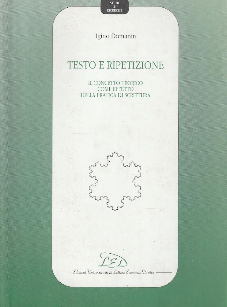 1^ edizione! Testo e ripetizione : il concetto teorico come …