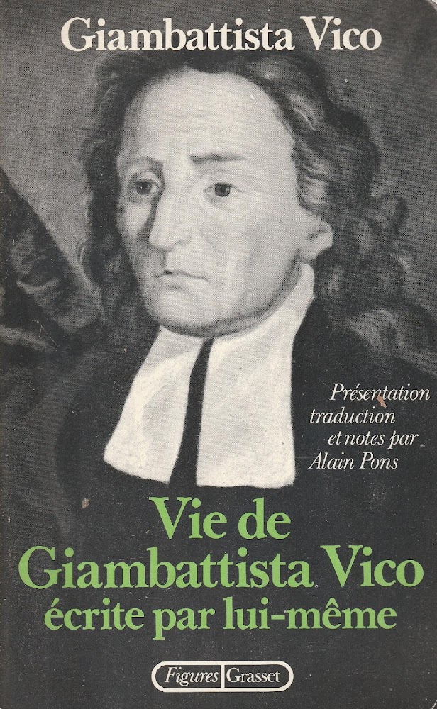 1^ Edizione ! Vie de Giambattista Vico écrite par lui-meme. …