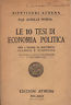Le 10 tesi di economia politica