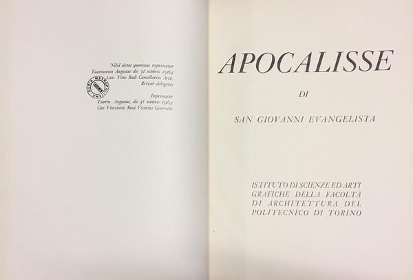 Apocalisse di San Giovanni Evangelista