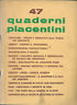 QUADERNI PIACENTINI 47