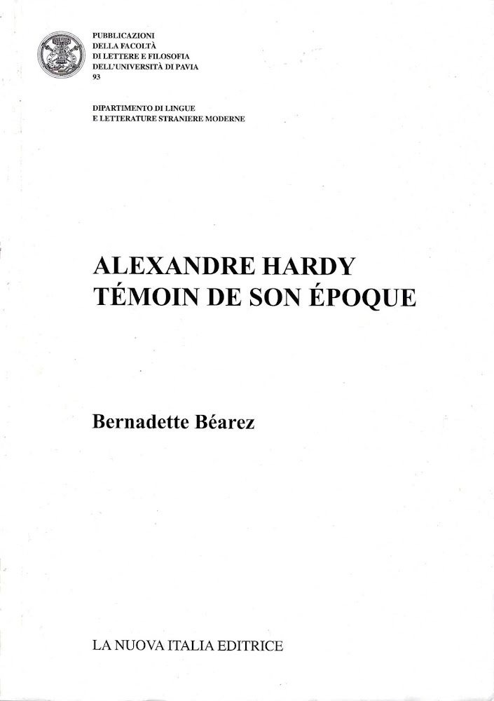 Alexandre Hardy témoin de son époque