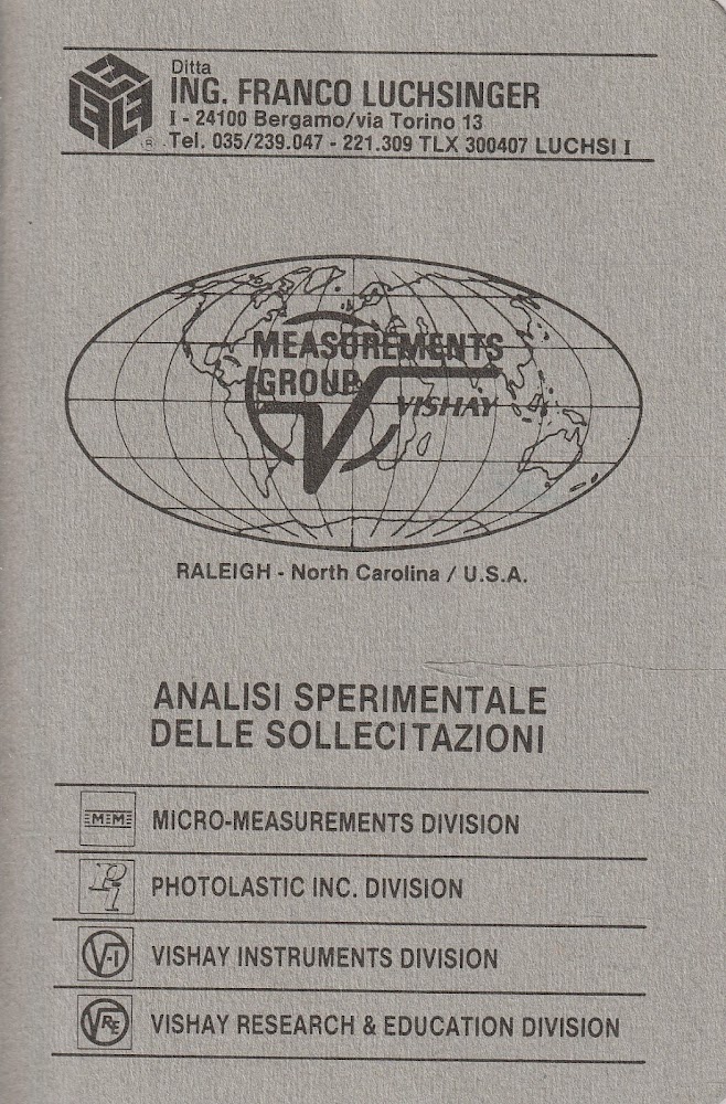 Analisi Sperimentale delle Sollecitazioni