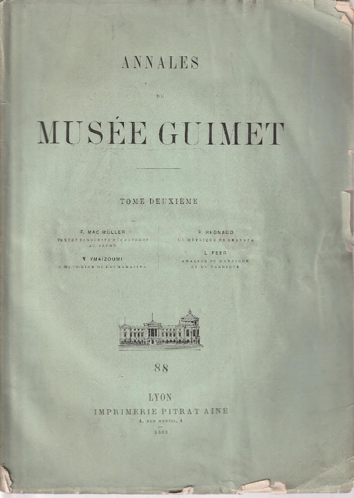 Annales du Musée Guimet. Tome Deuxième