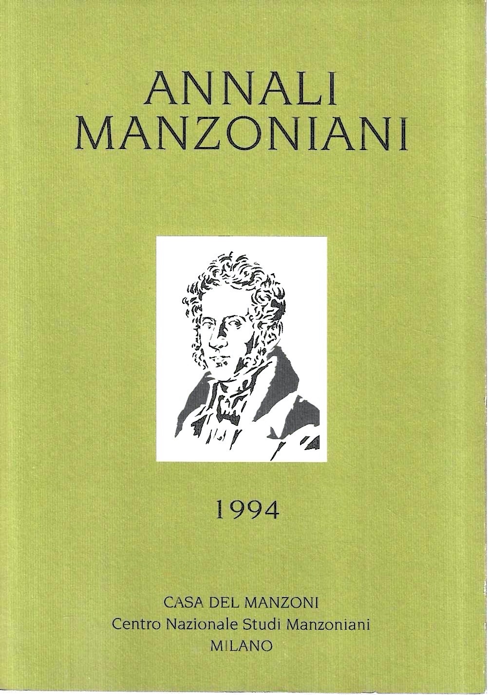 Annali Manzoniani . Nuova serie II (1994)