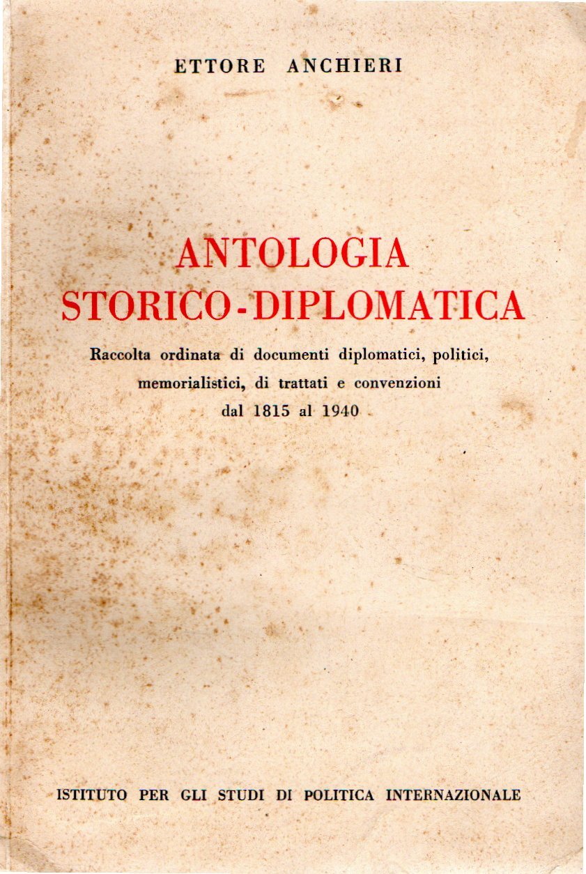 Antologia storico-diplomatica