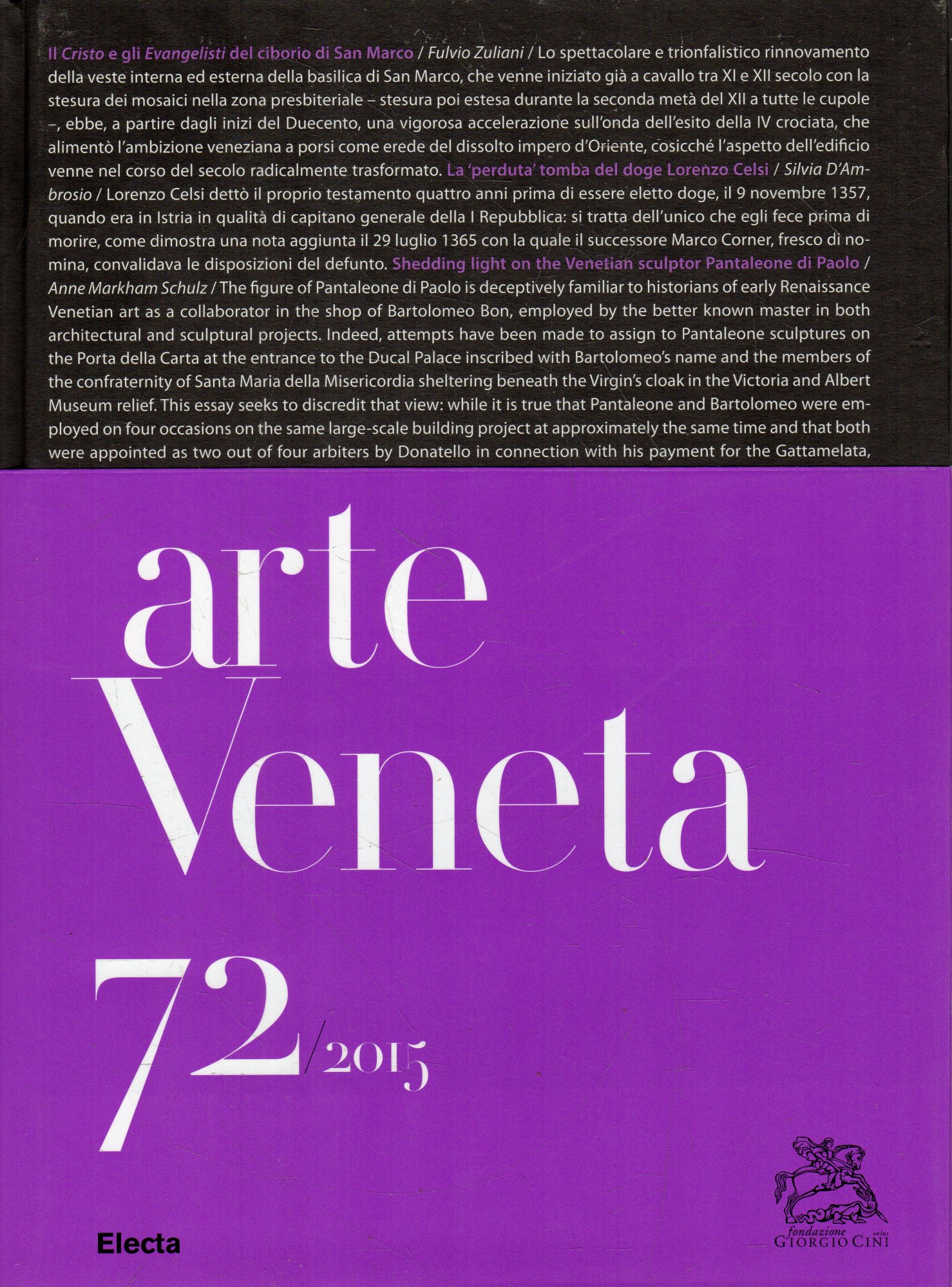 ARTE VENETA. 72/2015