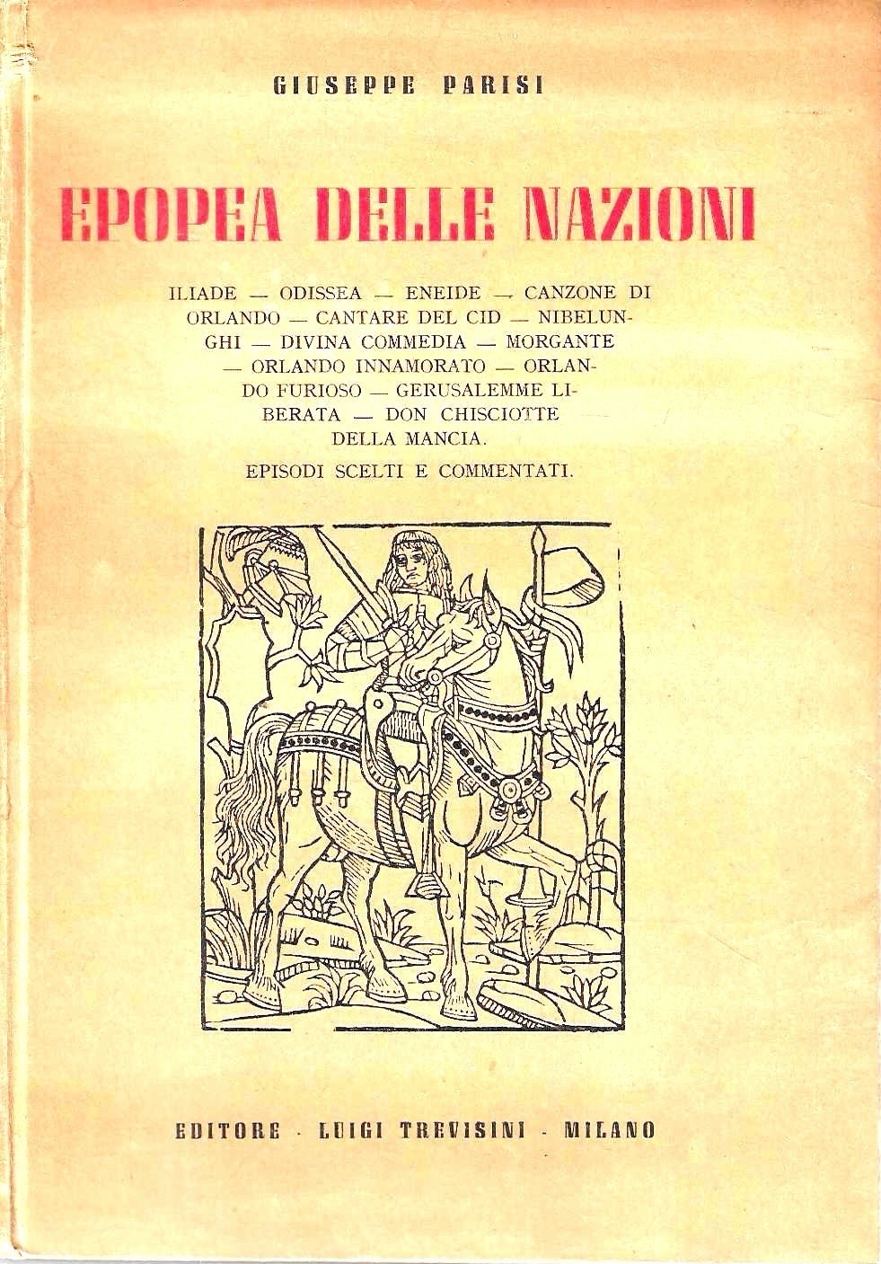 Autografato ! Epopea delle nazioni. Iliade, Odissea, Eneide, Canzone di …