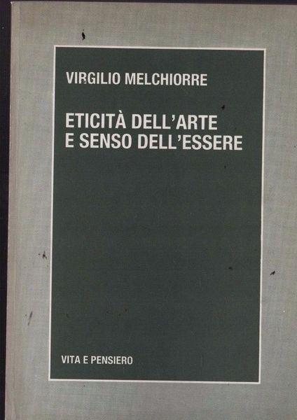 AUTOGRAFATO!! Eticità dell'arte e senso dell'essere