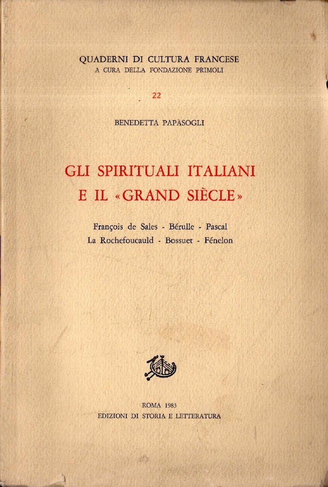 Autografato! Gli Spirituali italiani e il "Grand Siècle"