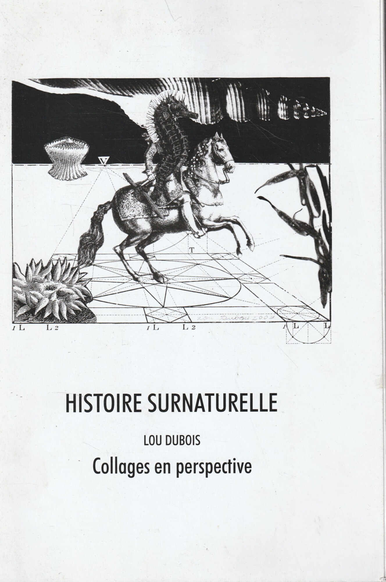 Autografato !!! Histoire surnaturelle: Lou Dubois . Collages en perspective