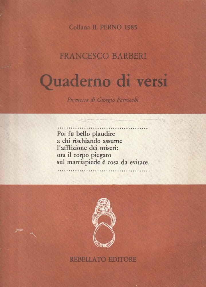 Autografato! Quaderno di versi. Premessa di Giorgio Petrocchi