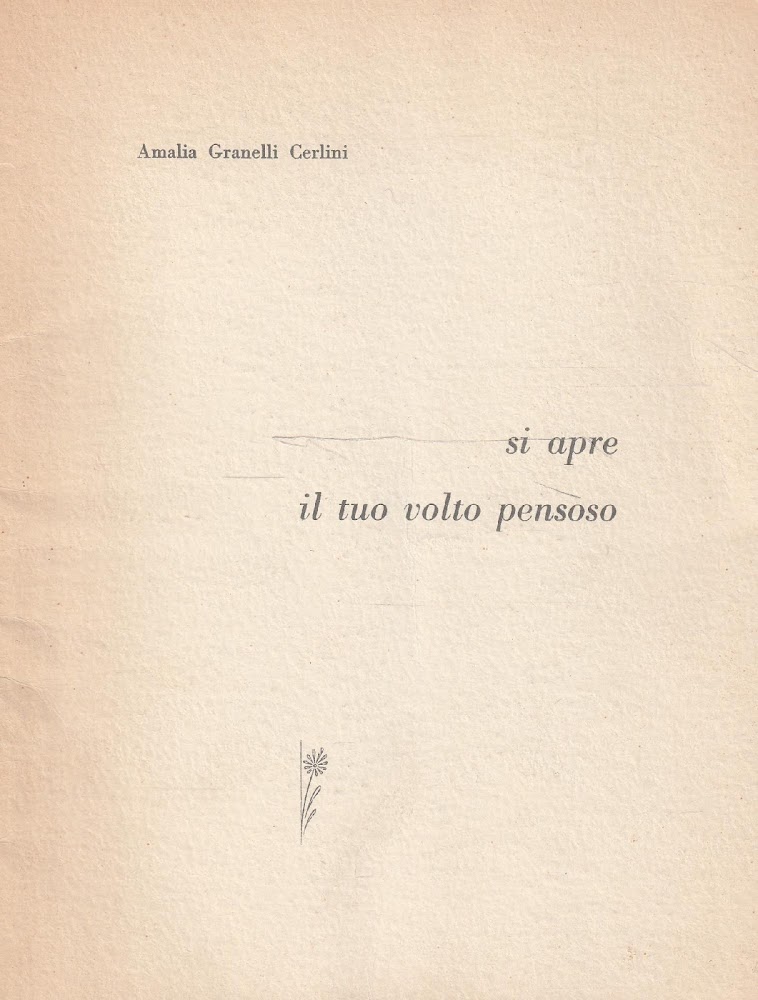 Autografato! Si apre il tuo volto pensoso