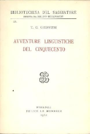 Avventure linguistiche del Cinquecento