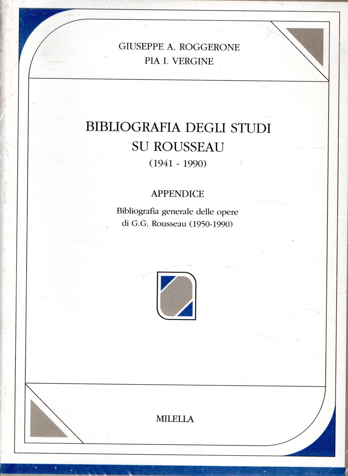 Bibliografia degli studi su Rousseau (1941-1990)