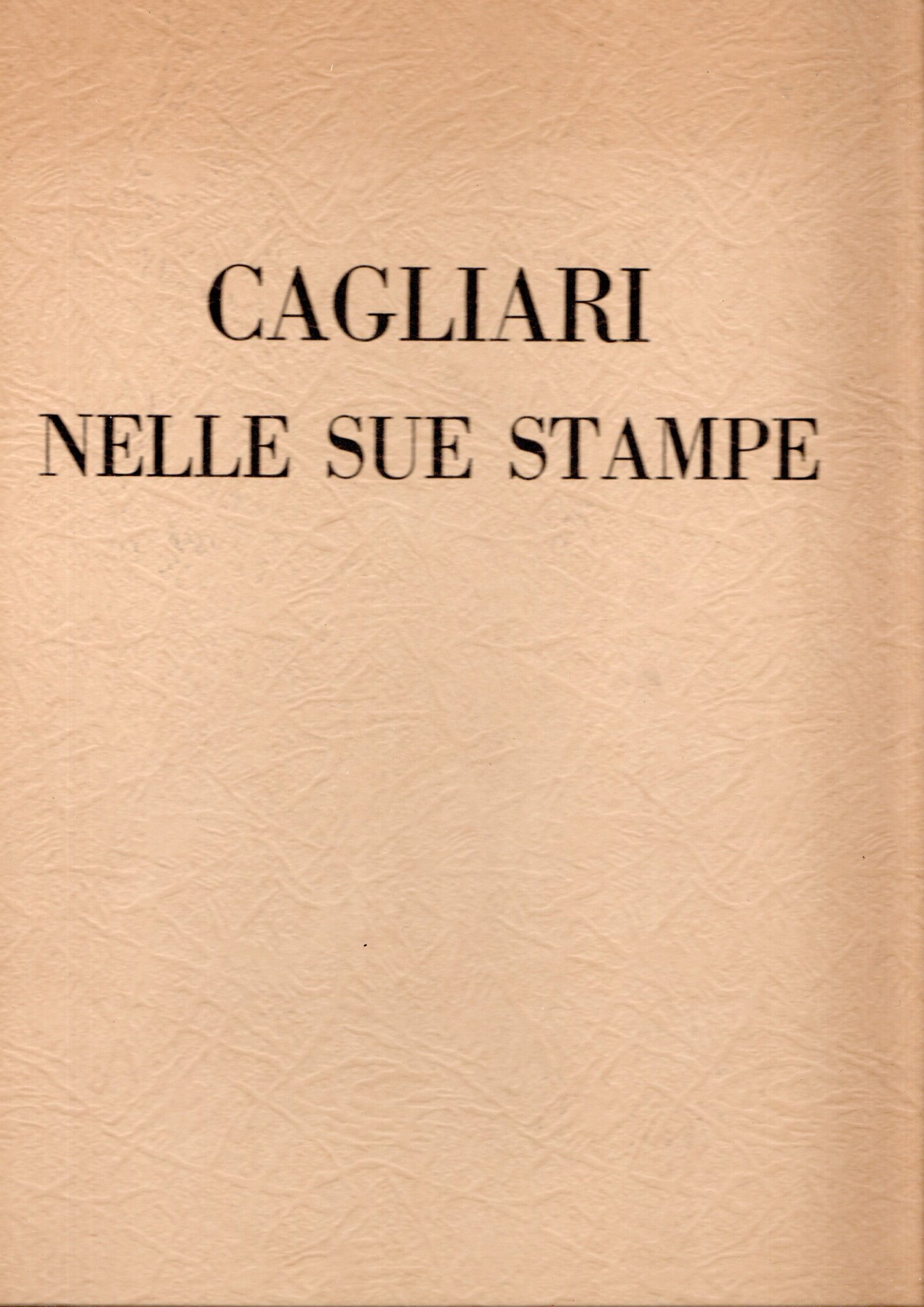 Cagliari nelle sue stampe