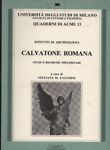 Calvatone Romana. Studi e ricerche preliminari.