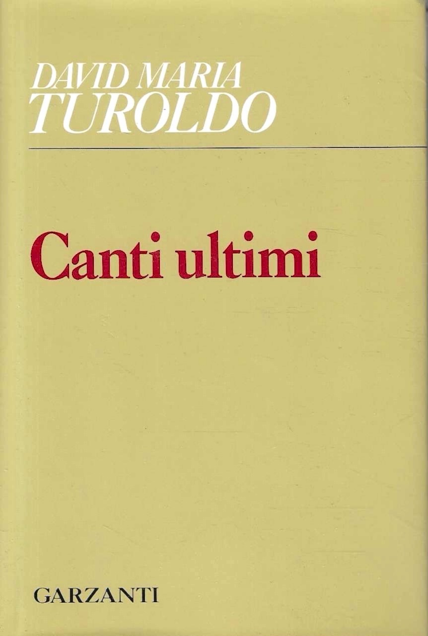 Canti ultimi