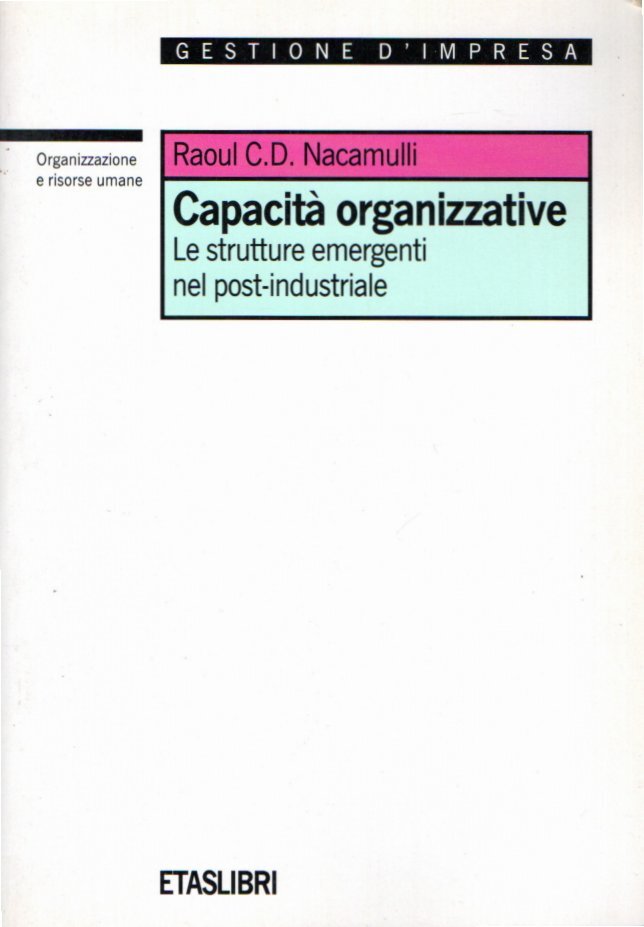 Capacità organizzative : le strutture emergenti nel post-industriale