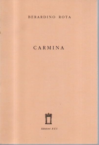 Carmina. Testo latino