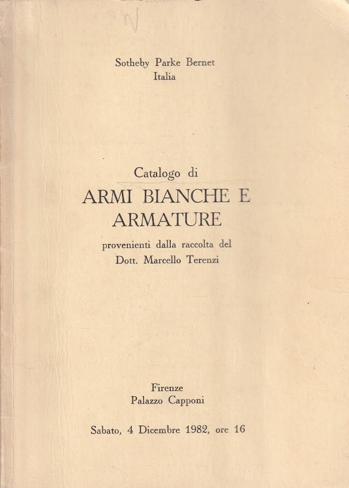 Catalogo di armi bianche e armature provenienti dalla raccolta del …