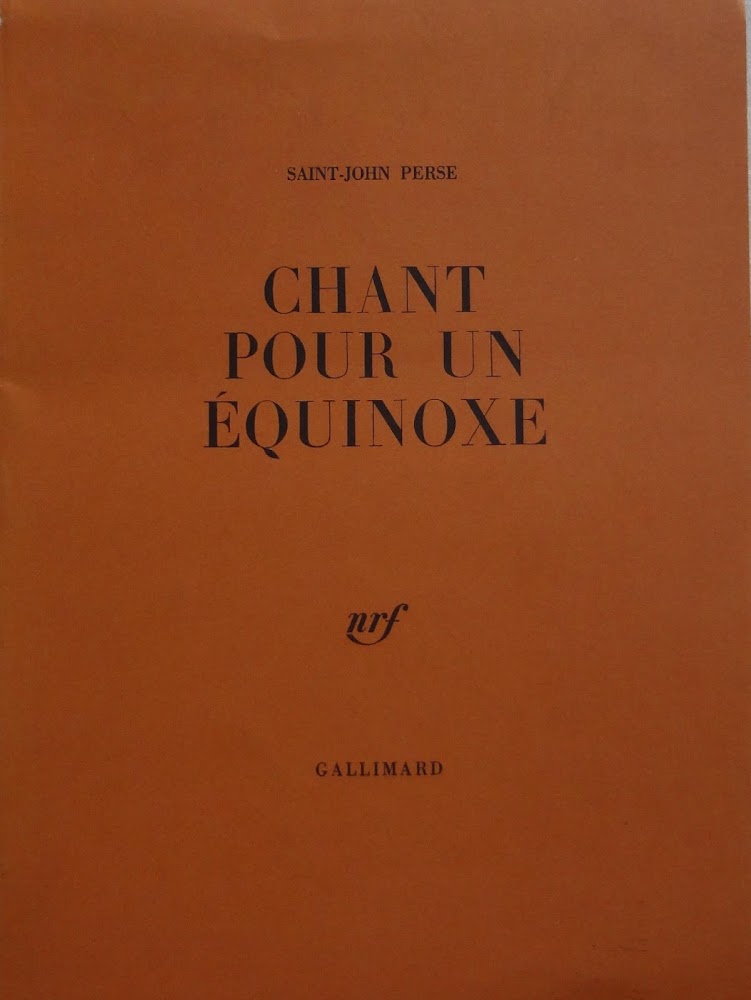 Chant pour un équinoxe