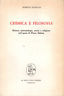 Chimica e filosofia. Scienza, epistemologia, storia e religione nell'opera di …