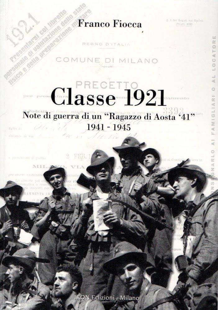 Classe 1921 : Note di guerra di un "Ragazzo di …