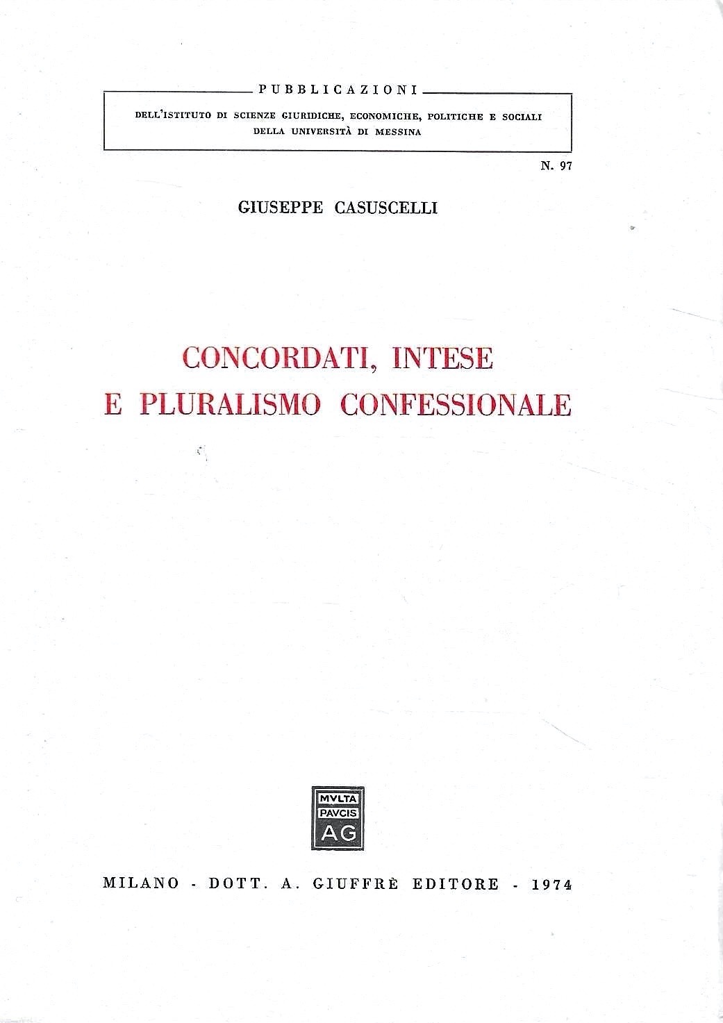 Concordati, intese e pluralismo confessionale