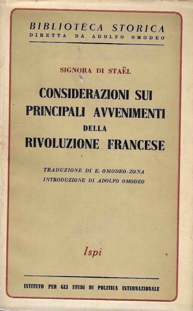 Considerazioni sui principali avvenimenti della Rivoluzione Francese