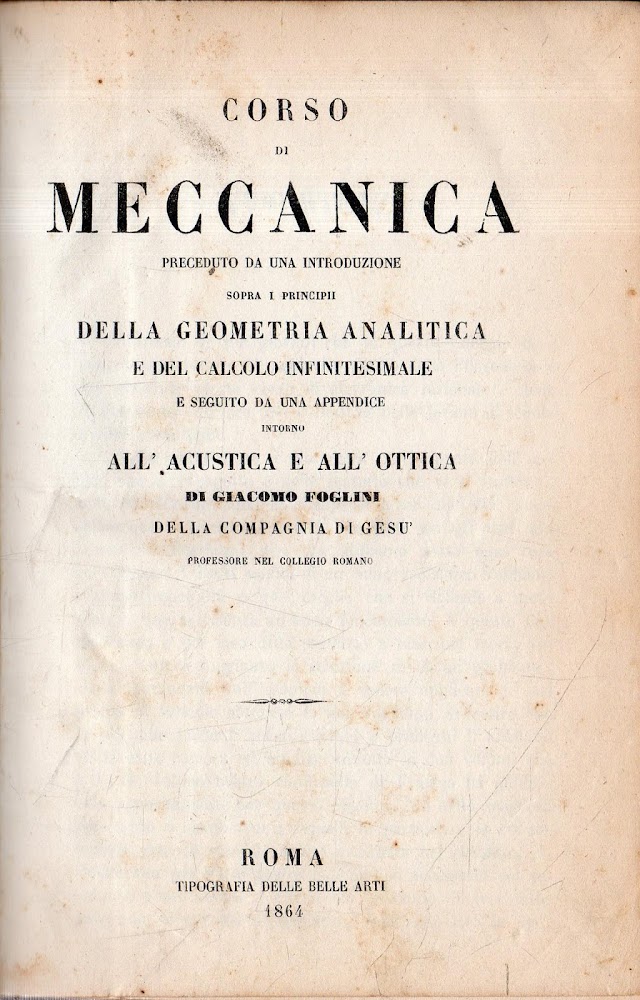 Corso di Meccanica
