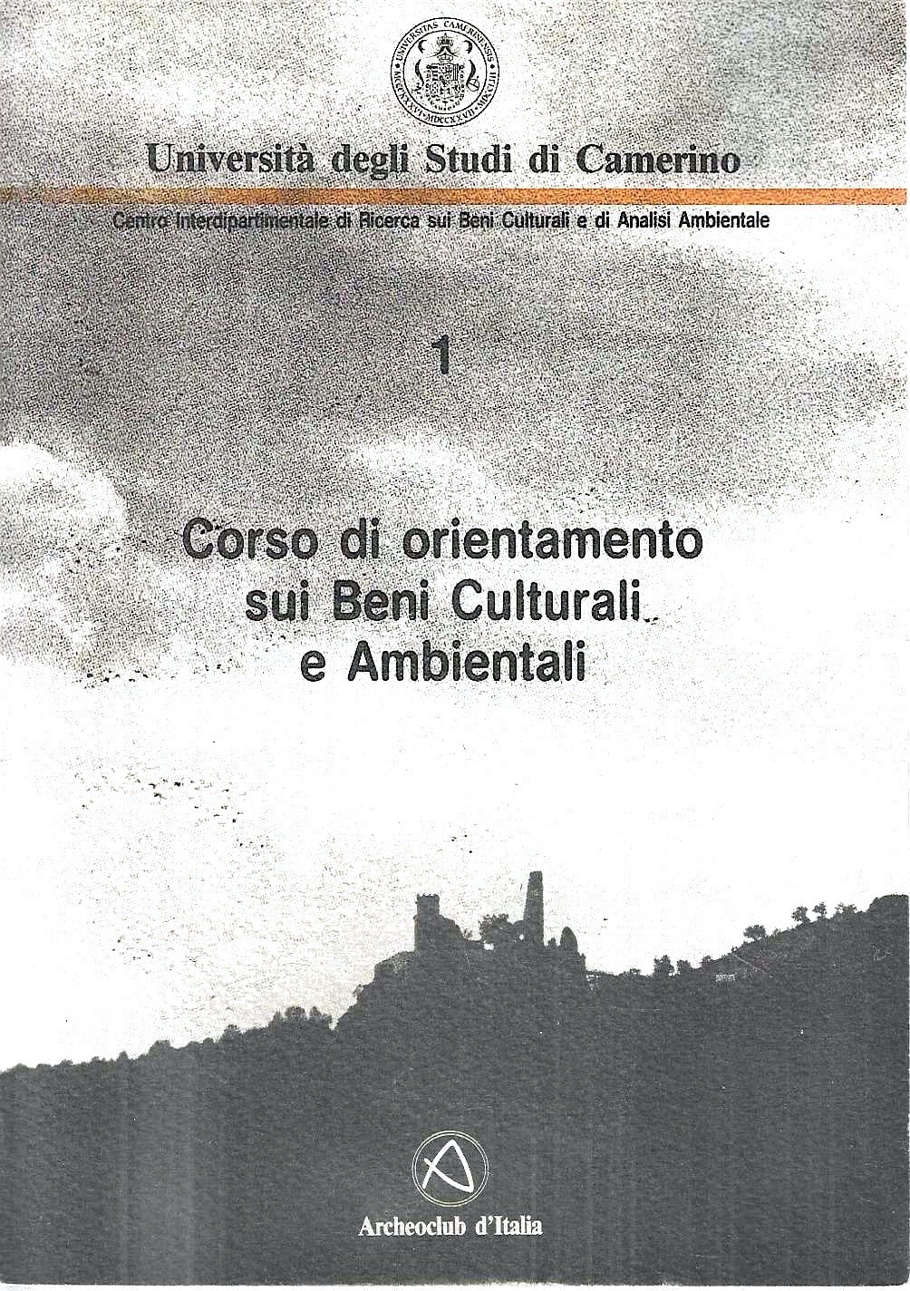 Corso di orientamento sui Beni Culturali e Ambientali - Relazioni …