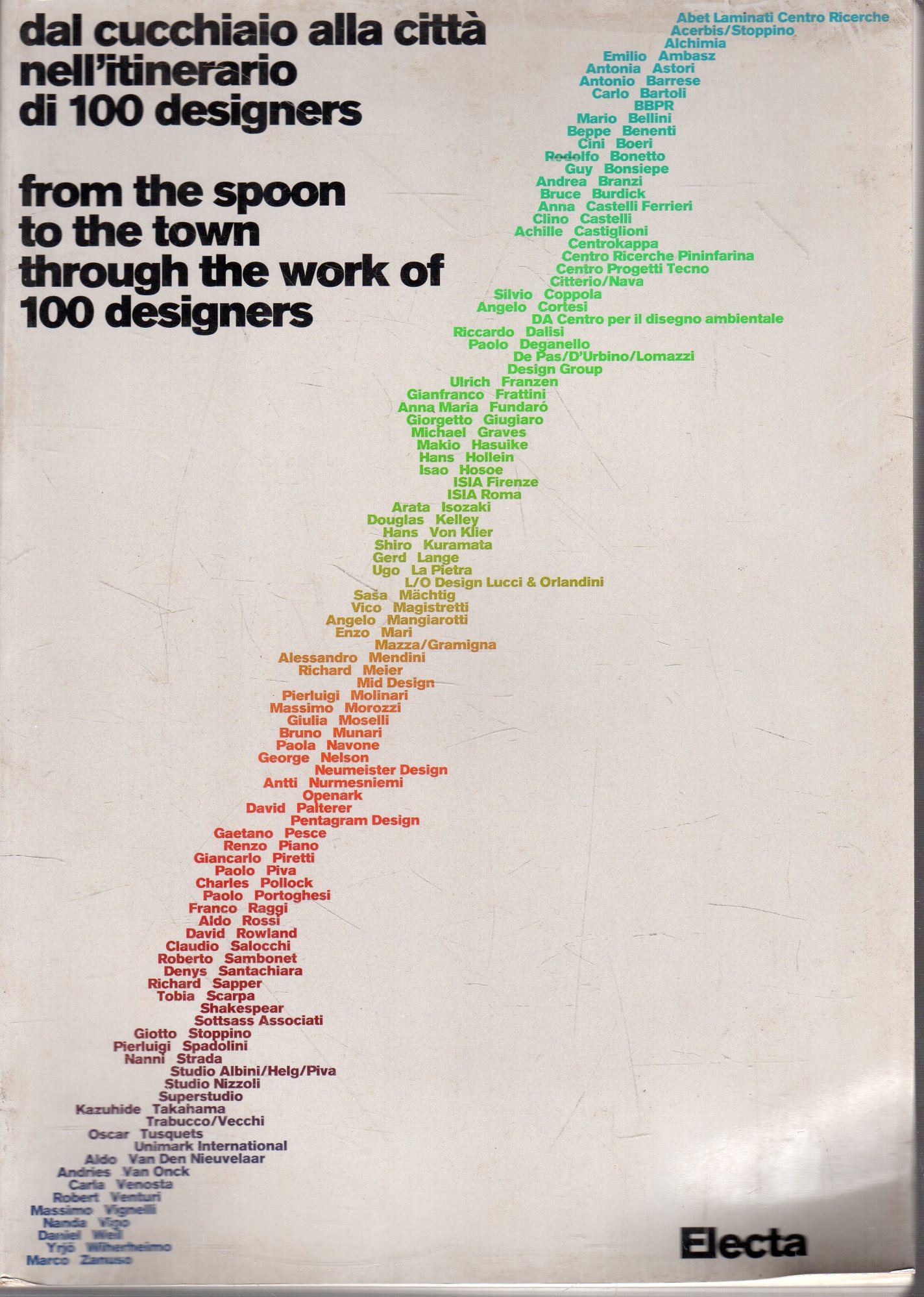 Dal cucchiaio alla città nell'itinerario di 100 designer