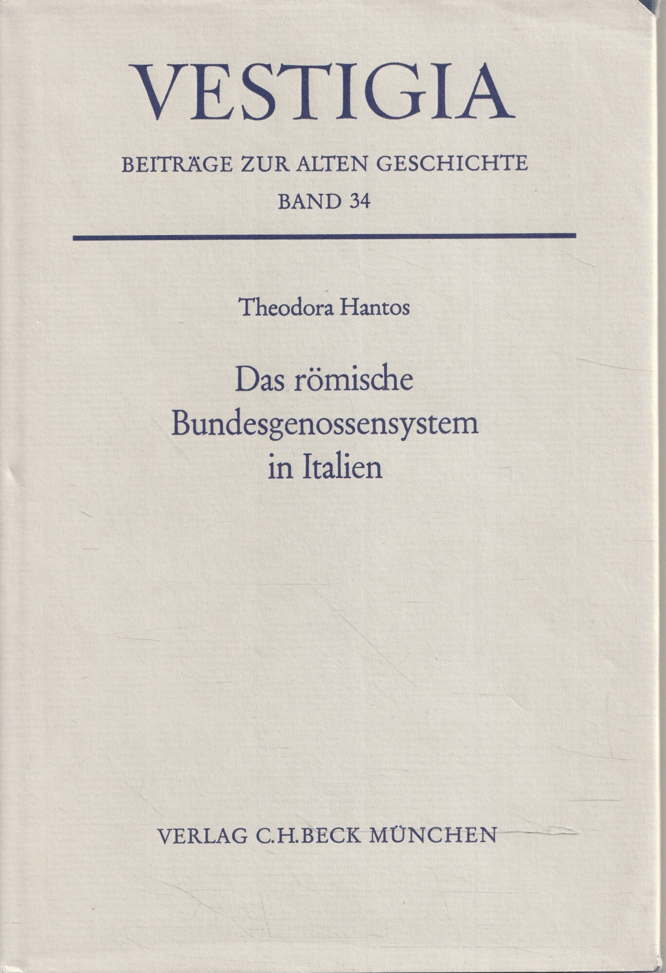 Das romische Bundesgenossensystem in Italien