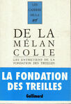 De la Mélancolie