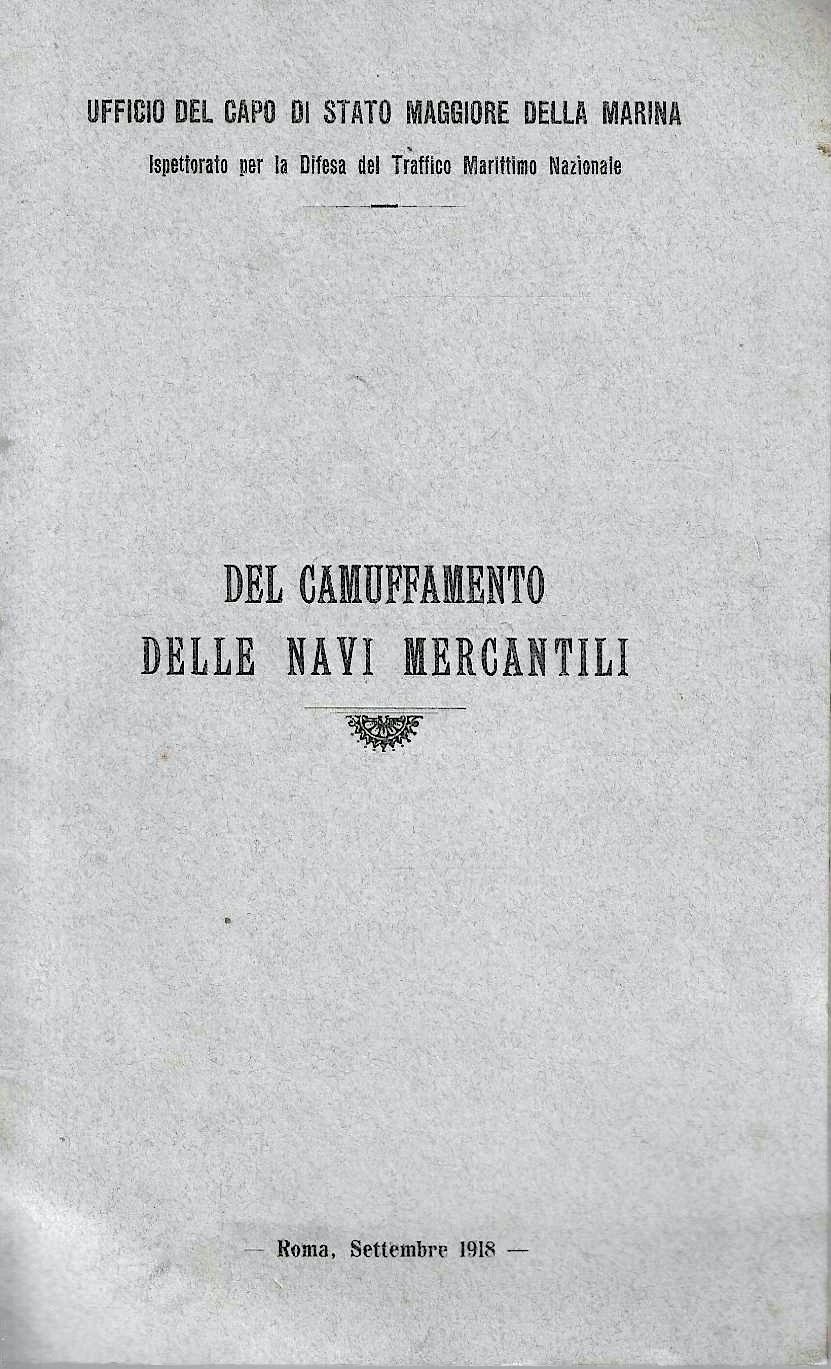 Del camuffamento delle navi mercantili