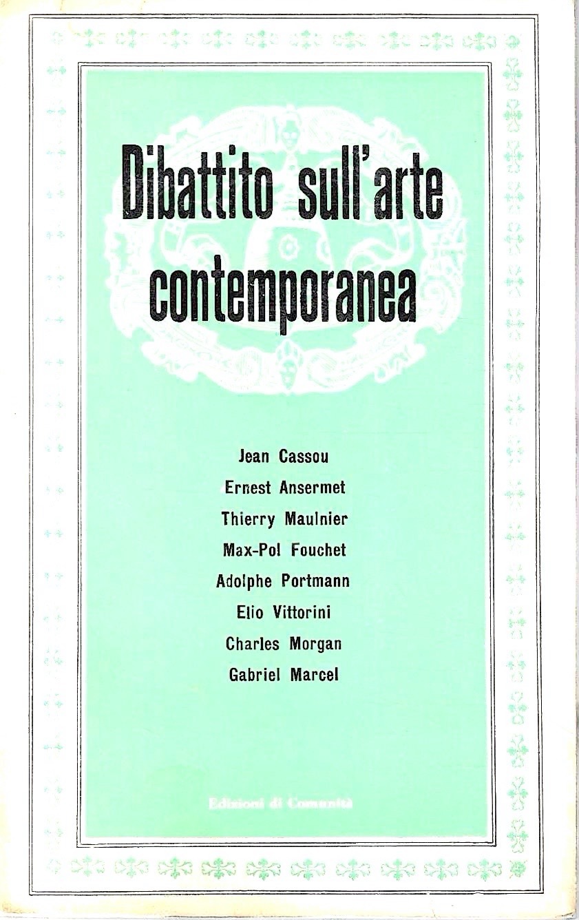 Dibattito sull'arte contemporanea