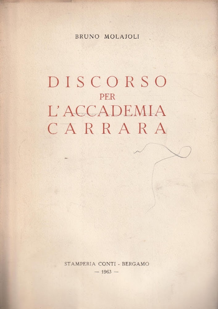 Discorso per l'Accademia Carrara
