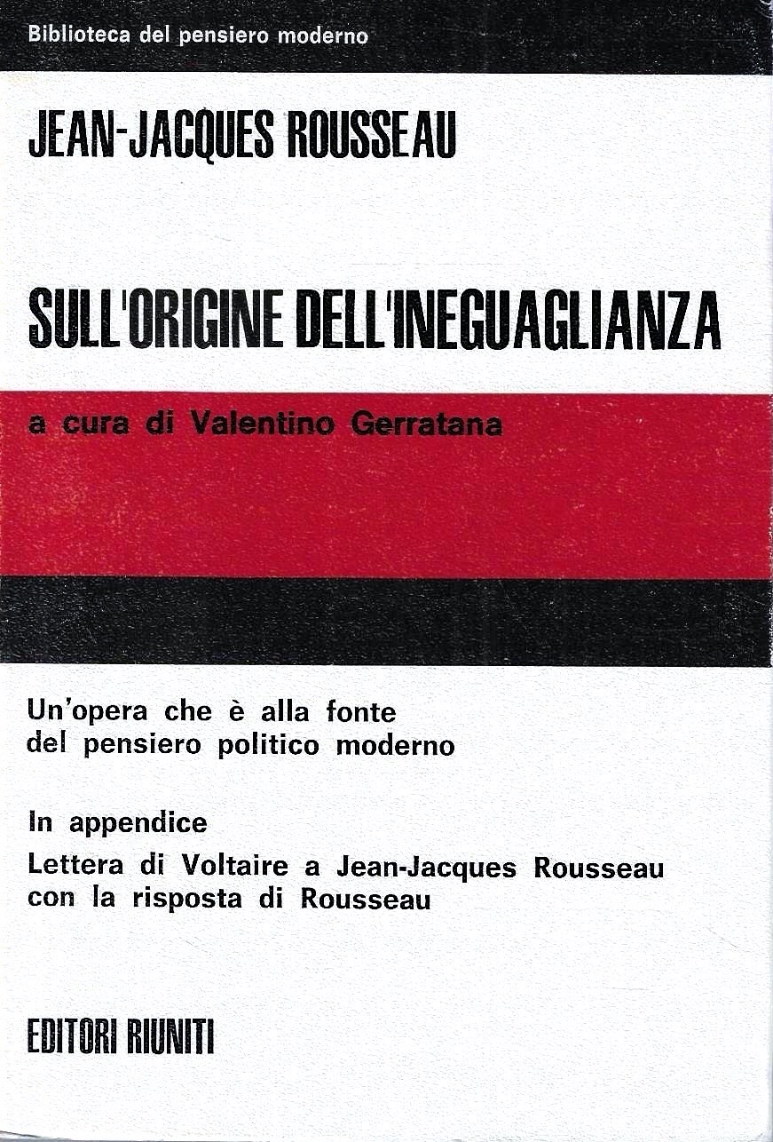 Discorso sull'origine e i fondamenti dell'ineguaglianza tra gli uomini