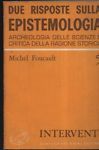Due risposte sulla epistemologia.