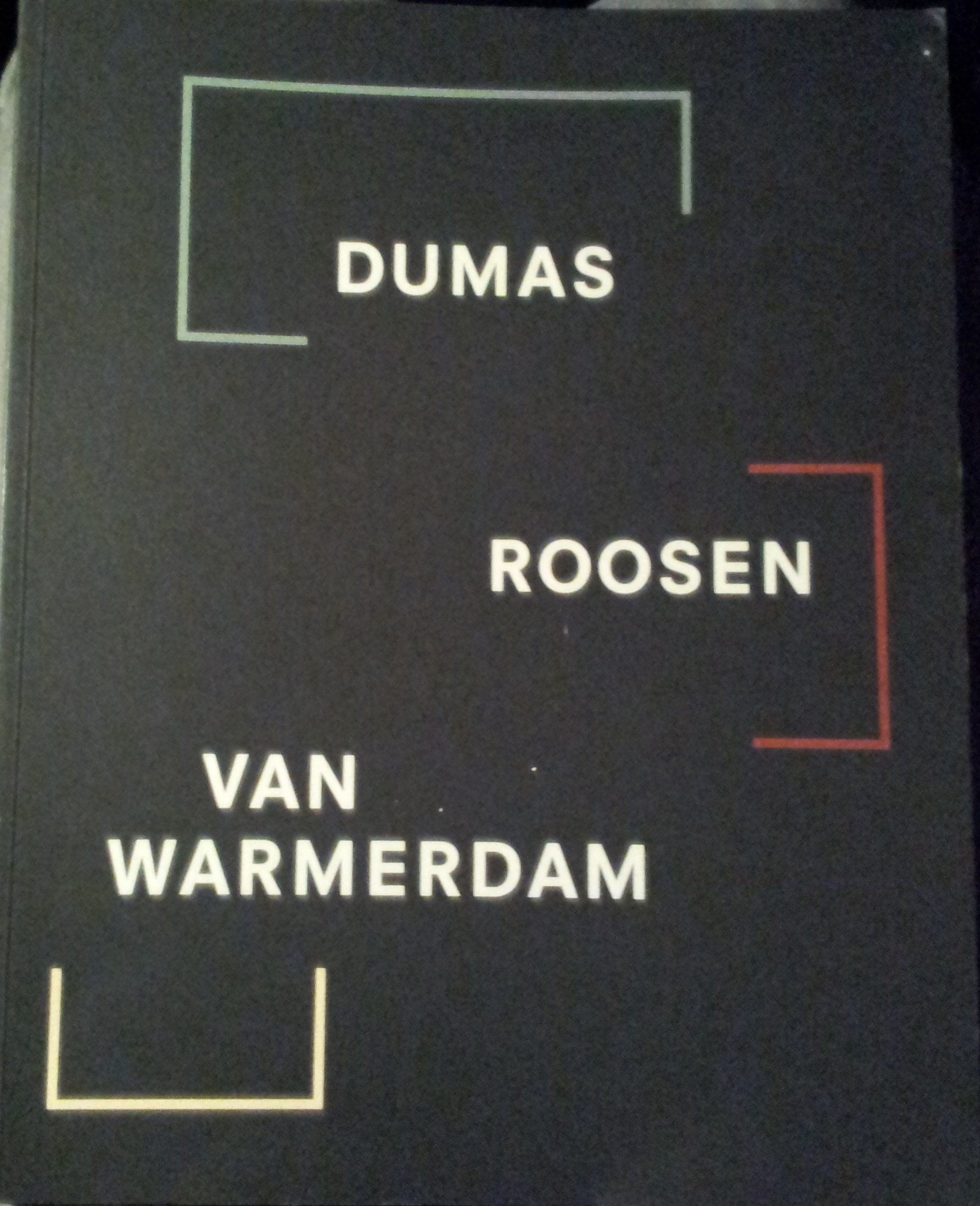 Dumas, Roosen, Van Warmerdam: XLVI Biennalle Di Venezia, Dutch Pavilion