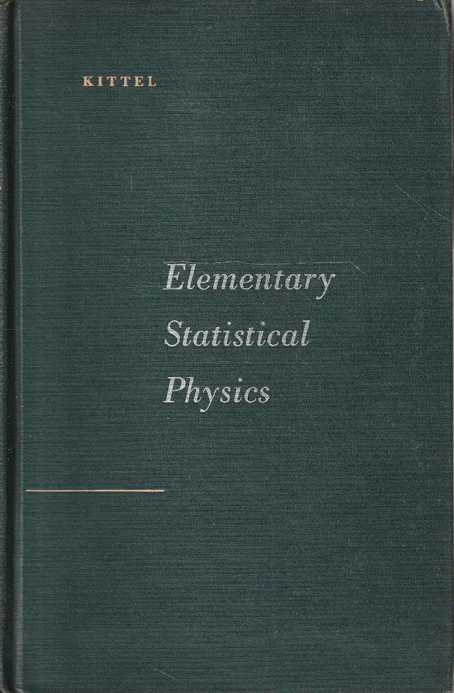 Elementary Statistical Physics
