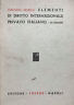 Elementi di diritto internazionale privato italiano