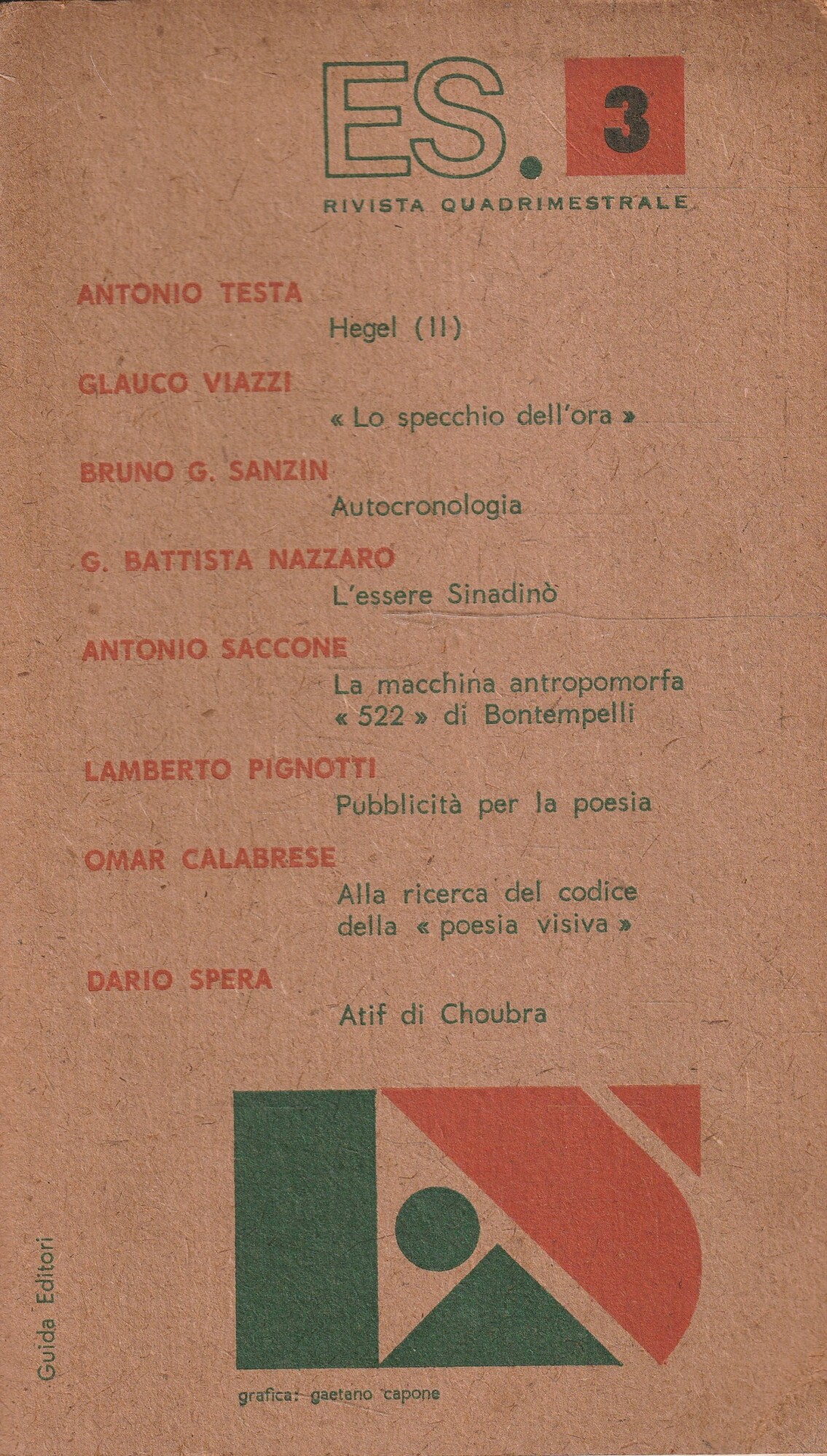 ES. 3 rivista quadrimestrale