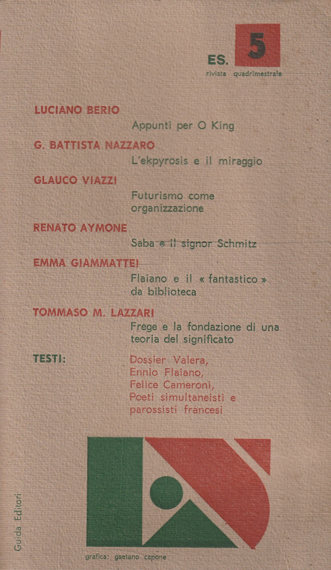 ES. 5 Rivista quadrimestrale