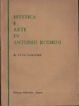 Estetica e arte in Antonio Rosmini.