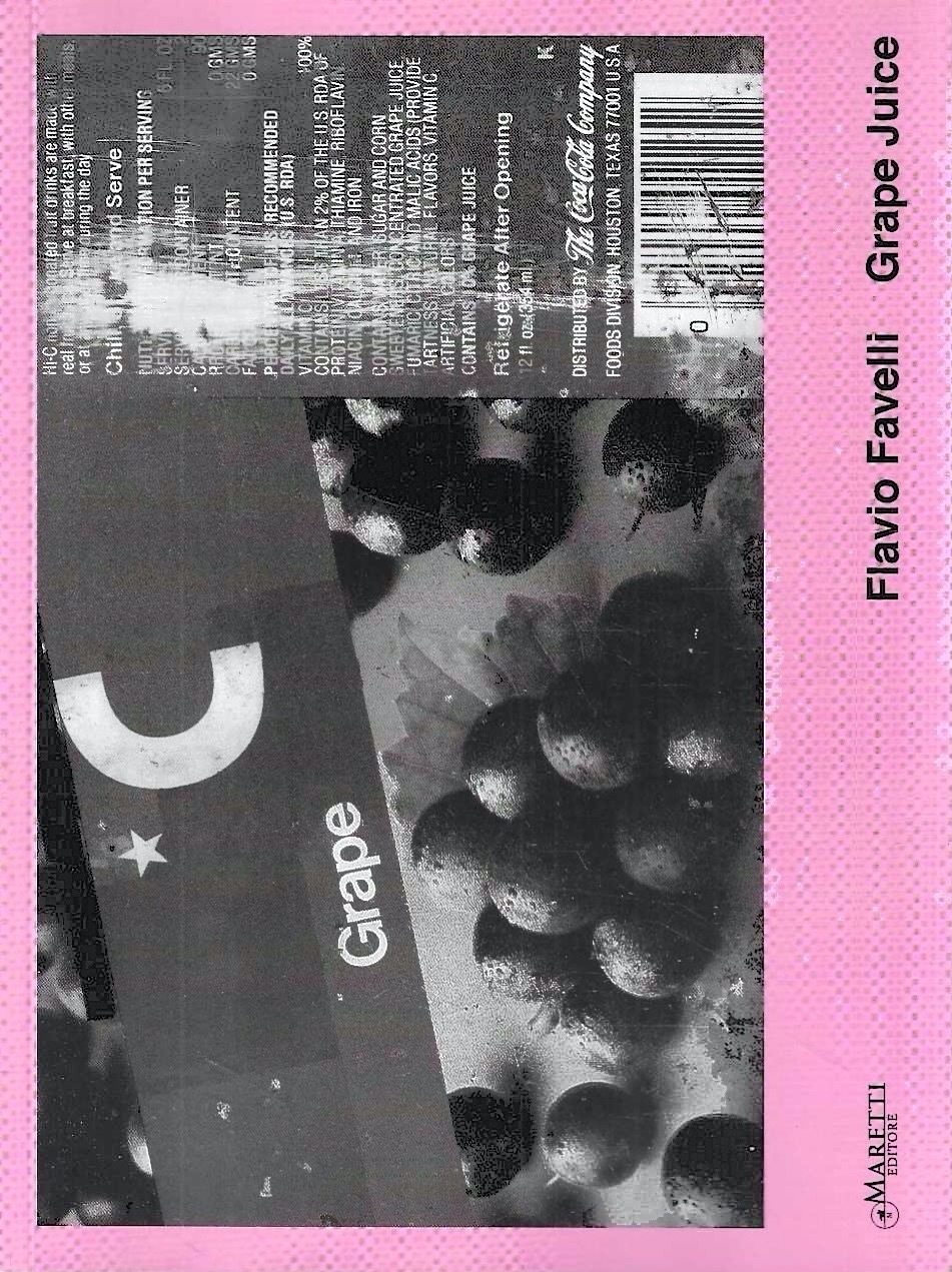 Flavio Favelli. Grape Juice (Catalogo della Mostra - Istanbul 2014)